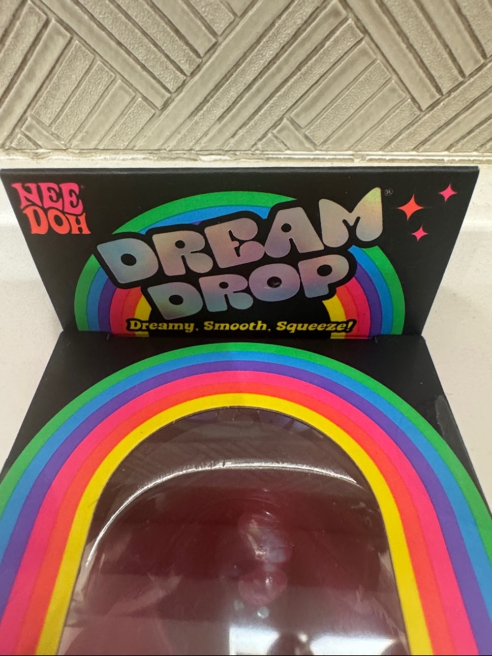 NeeDoh Dream Drop Squishy Toy - Pink - Picture 3 of 7